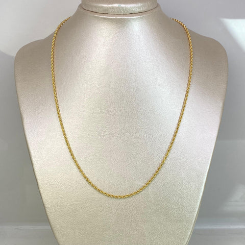Cadena Italy Lazo Oro amarillo 18k +1 / 2,94 Gr / 2 mm / 50 Cm *