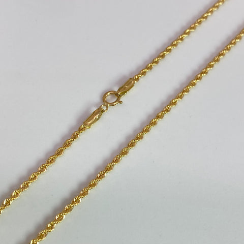 Cadena Italy Lazo Oro amarillo 18k +1 / 1,22 Gr / 1,5 mm / 45 Cm *