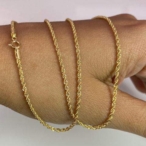 Cadena Italy Lazo Oro amarillo 18k +1 / 1,53 Gr / 1,5 mm / 45 Cm *