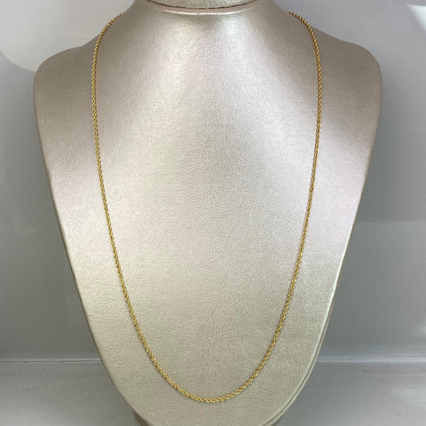 Cadena Italy Lazo Oro amarillo 18k +1 / 2,0 Gr / 1,5 mm / 60 Cm *