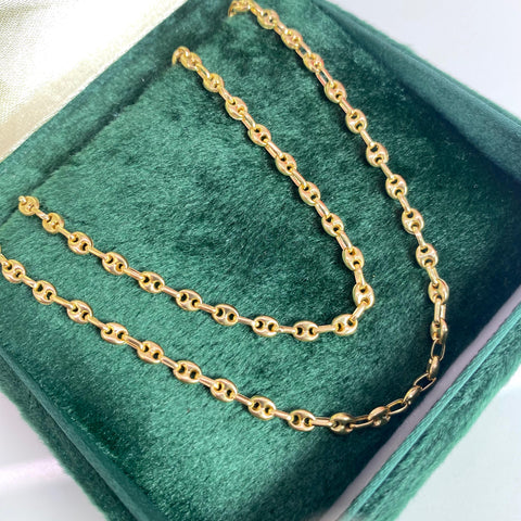 Cadena GC Eslabón Marino Oro amarillo 18k 5,57 Gr / 2,8 mm / 55 Cm *