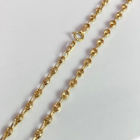 Cadena GC Eslabón Marino Oro amarillo 18k 5,10 Gr / 2,8 mm / 50 Cm *
