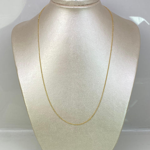 Cadena Italy Aro Seguido Oro amarillo 18k 1,78 Gr / 1 mm / 50 Cm *