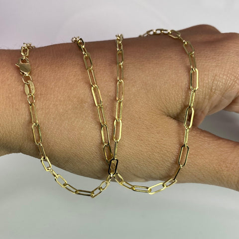 Cadena Italy Cajón Oro amarillo 18k 2,47 Gr / 2,5 mm / 45 Cm *