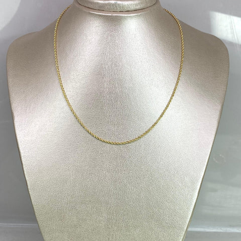 Cadena Italy Lazo Oro amarillo 18k +1 / 1,57 Gr / 1,5 mm / 40 Cm *
