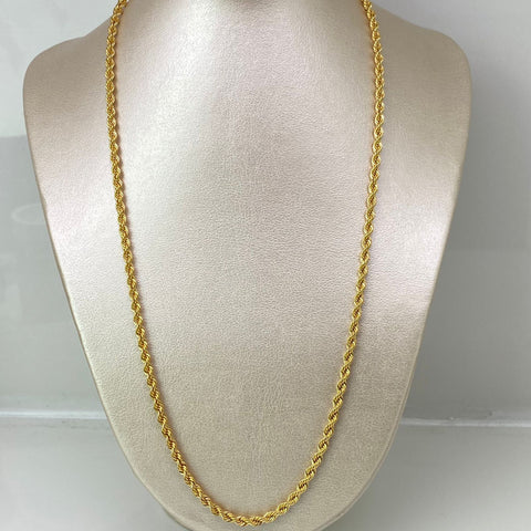 Cadena Italy Lazo Oro amarillo 18k +1 / 10,63 Gr / 3,5 mm / 60 Cm *