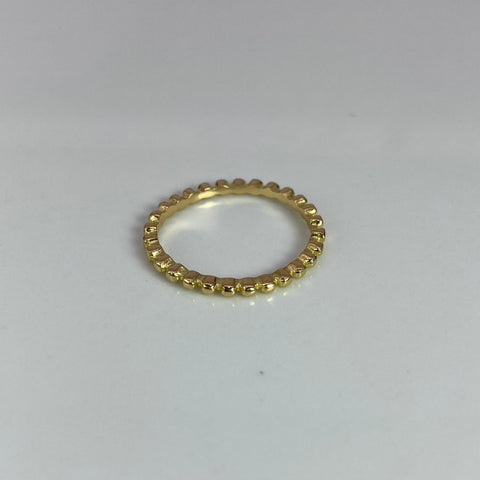 Anillo Circulos Oro amarillo 18k / Talla 5 / 1,42 Gr