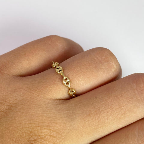 Anillo GC Oro amarillo 18k / Talla 2 1/4 / 0,60 Gr