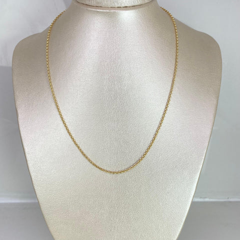 Cadena Italy Aro Seguido Oro amarillo 18k 2,07 Gr / 1,8 mm / 45 Cm *