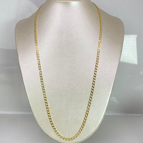 Cadena Italy Panzer Oro amarillo 18k 12,90 Gr / 3 mm / 60 Cm *