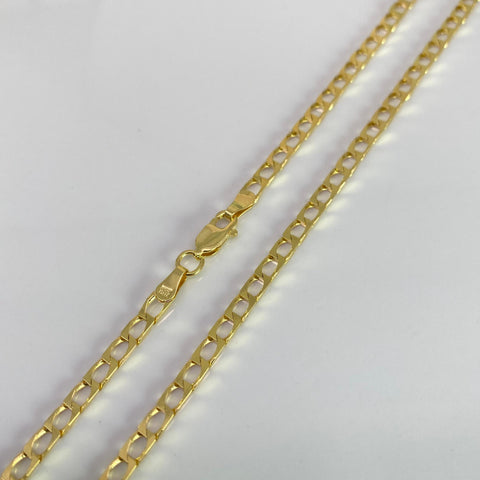 Cadena Italy Panzer Oro amarillo 18k 12,90 Gr / 3 mm / 60 Cm *