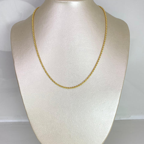 Cadena Italy Lazo Oro amarillo 18k +1 / 2,65 Gr / 2 mm / 45 Cm *