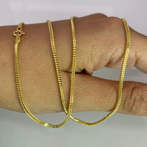 Cadena Italy Franco Oro amarillo 18k +2 / 4,51 Gr / 1,5 mm / 60 Cm