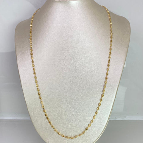 Cadena GC Eslabón Marino Oro amarillo 18k 5,35 Gr / 3 mm / 60 Cm *