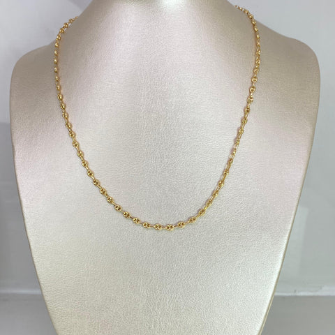 Cadena GC Eslabón Marino Oro amarillo 18k 4,73 Gr / 3 mm / 45 Cm *