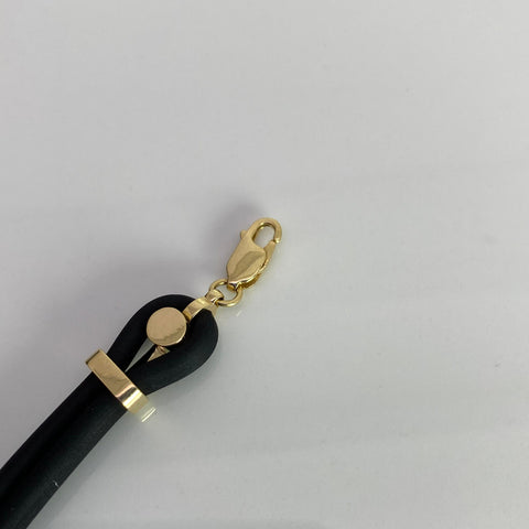 Pulso Placa San Miguel Arcangel  POR FABRICACIÓN Oro amarillo 18k 15,65 Gr / 8,6 mm / 20 Cm *