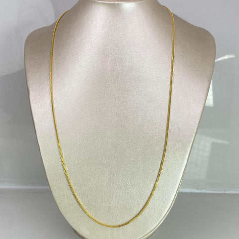 Cadena Italy Franco Oro amarillo 18k +2 / 4,48 Gr / 1,3 mm / 60 Cm *