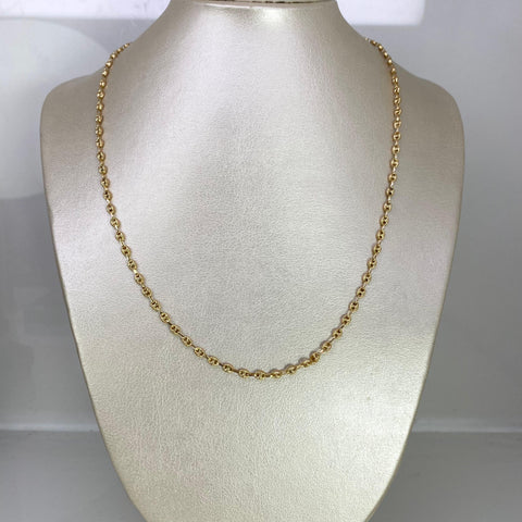 Cadena GC Diamantada Oro amarillo 18k 6,00 Gr / 3 mm / 50 Cm *