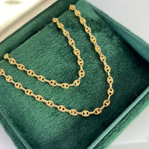 Cadena GC Diamantada Oro amarillo 18k 7,59 Gr / 3 mm / 60 Cm
