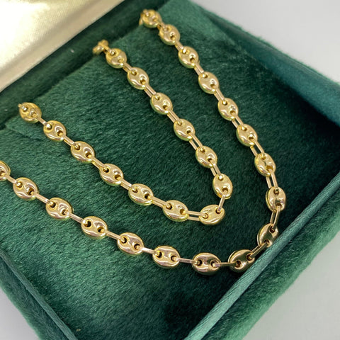 Cadena GC Eslabón Marino Oro amarillo 18k 11,74 Gr / 4,3 mm / 45 Cm *