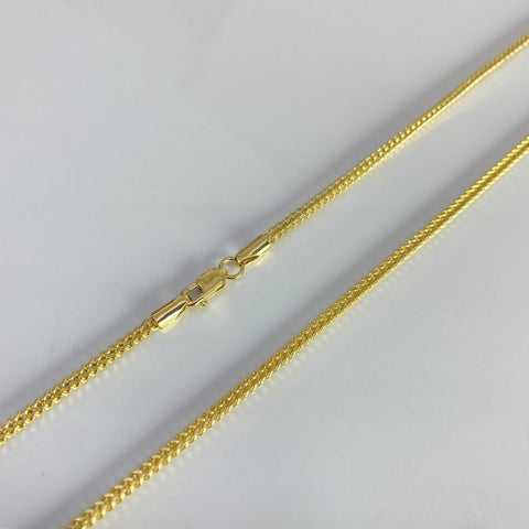 Cadena Italy Franco Oro amarillo 18k +2 / 5,11 Gr / 1,6 mm / 50 Cm *