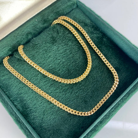 Cadena Italy Franco Oro amarillo 18k +2 / 11,85 Gr / 2 mm / 70 Cm *