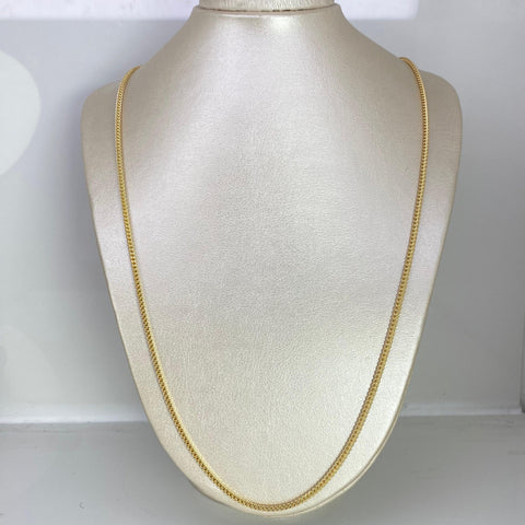 Cadena Italy Franco Oro amarillo 18k +2 / 11,85 Gr / 2 mm / 70 Cm *