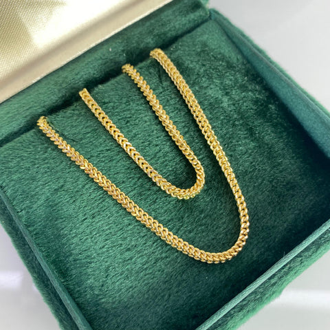 Cadena Italy Franco Oro amarillo 18k +2 / 9,06 Gr / 2 mm / 60 Cm *