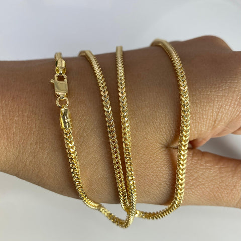 Cadena Italy Franco Oro amarillo 18k +2 / 8,85 Gr / 2 mm / 60 Cm *