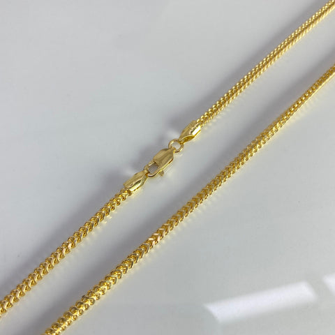 Cadena Italy Franco Oro amarillo 18k +2 / 9,06 Gr / 2 mm / 60 Cm *