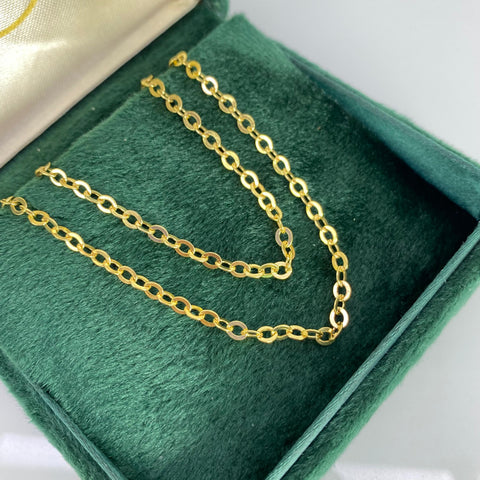 Cadena Italy Aro Seguido Oro amarillo 18k 2,26 Gr / 1,2 mm / 45 Cm