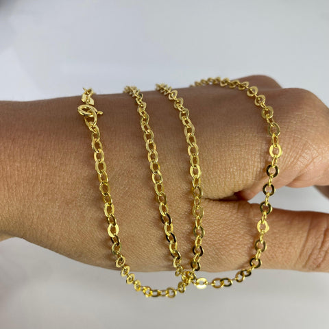 Cadena Italy Aro Seguido Oro amarillo 18k 2,51 Gr / 2,9 mm / 50 Cm *