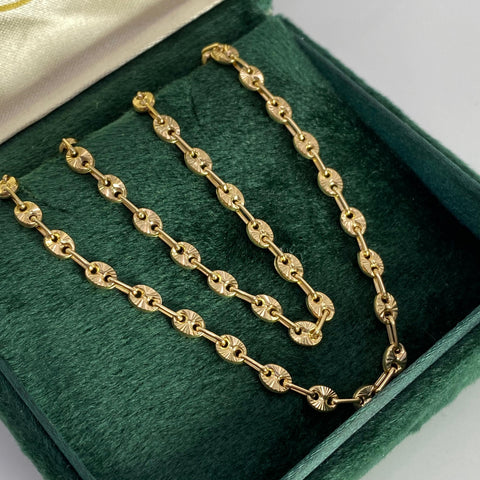 Cadena GC Diamantada Oro amarillo 18k 5,27 Gr / 3 mm / 45 Cm