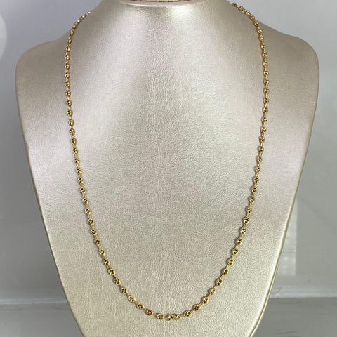 Cadena GC Eslabón Marino Oro amarillo 18k 6,50 Gr / 3 mm / 55 Cm *