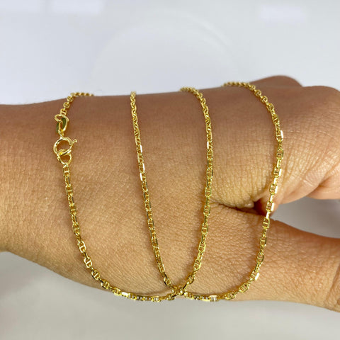 Cadena Italy GC Oro amarillo 18k 2,76 Gr / 1,3 mm / 45 Cm *