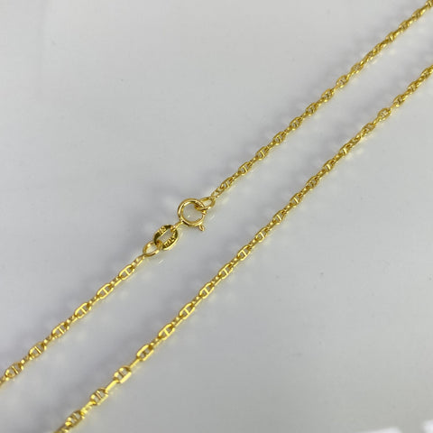 Cadena Italy GC Oro amarillo 18k 2,76 Gr / 1,3 mm / 45 Cm *