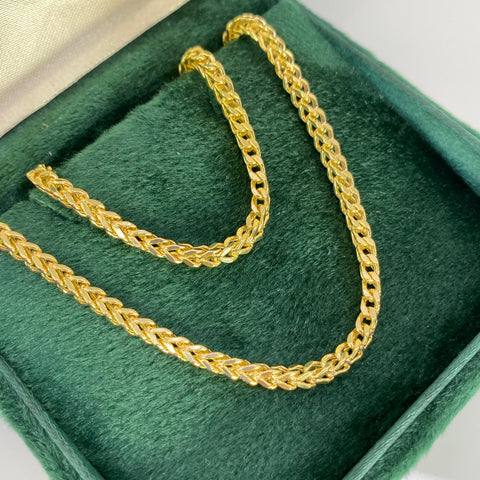 Cadena Italy Franco Oro amarillo 18k +2 / 13,10 Gr / 2,8 mm / 60 Cm *