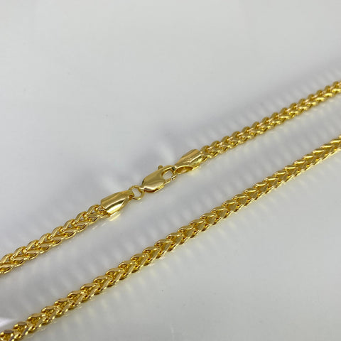 Cadena Italy Franco Oro amarillo 18k +2 / 13,10 Gr / 2,8 mm / 60 Cm *