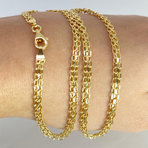 Cadena Italy China  Oro amarillo 18k 4,36 Gr / 2,9 mm / 45 Cm