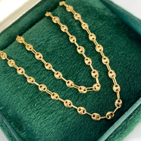 Cadena GC Eslabón Marino Oro amarillo 18k 5,90 Gr / 3,1 mm / 60 Cm *