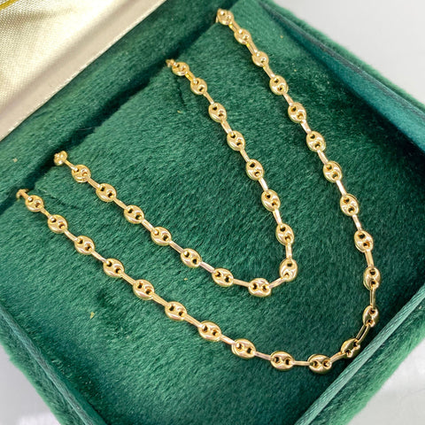 Cadena GC Eslabón Marino Oro amarillo 18k 5,00 Gr / 3,1 mm / 45 Cm *