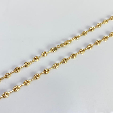 Cadena GC Eslabón Marino Oro amarillo 18k 4,50 Gr / 3,1 mm / 50 Cm *