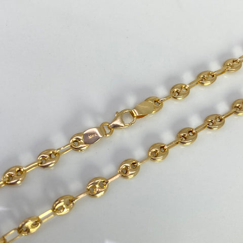 Cadena GC Eslabón Marino Oro amarillo 18k 5,27 Gr / 3,8 mm / 45 Cm *