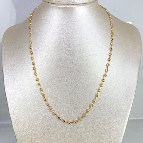 Cadena GC Eslabón Marino Oro amarillo 18k 5,00 Gr / 3 mm / 45 Cm