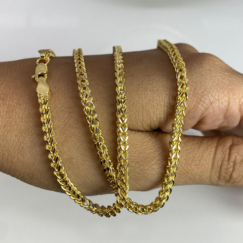 Cadena Italy Franco Oro amarillo 18k +2 / 14,64 Gr / 3 mm / 60 Cm *