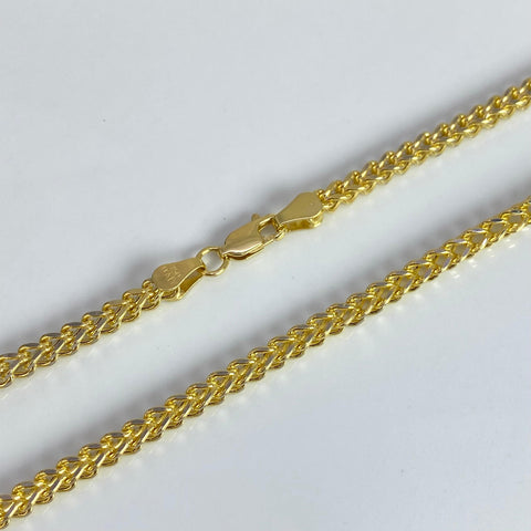 Cadena Italy Franco Oro amarillo 18k +2 / 14,64 Gr / 3 mm / 60 Cm *