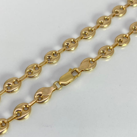 Cadena GC Eslabón Marino Oro amarillo 18k 13,76 Gr / 6,3 mm / 60 Cm *