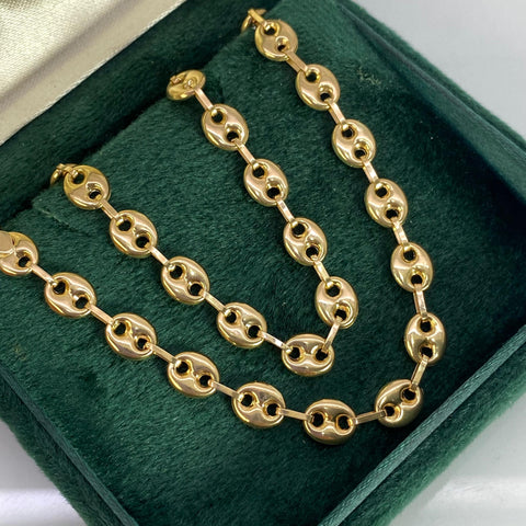 Cadena GC Eslabón Marino Oro amarillo 18k 13,45 Gr / 6,3 mm / 60 Cm *