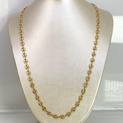 Cadena GC Eslabón Marino Oro amarillo 18k 13,45 Gr / 6,3 mm / 60 Cm *