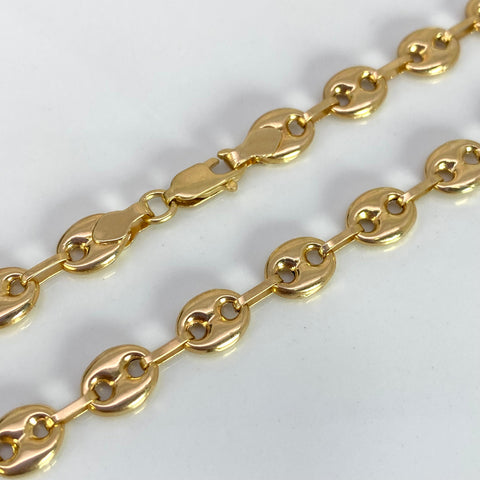 Cadena GC Eslabón Marino Oro amarillo 18k 13,45 Gr / 6,3 mm / 60 Cm *